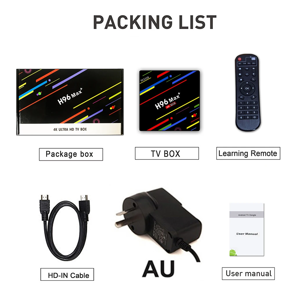 

H96 MAX Plus Smart TV Box Android 8.1 Rockchip RK3328 4gb 64gb iptv Smart Box Wifi USB3.0 H.265 4k GooglePlay Set Top Box