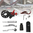 M10M14 шлифовальный ленточный адаптер, преобразующий 100115125 мм электрический угловой шлифовальный станок для ленточного шлифовального станка для деревообработки