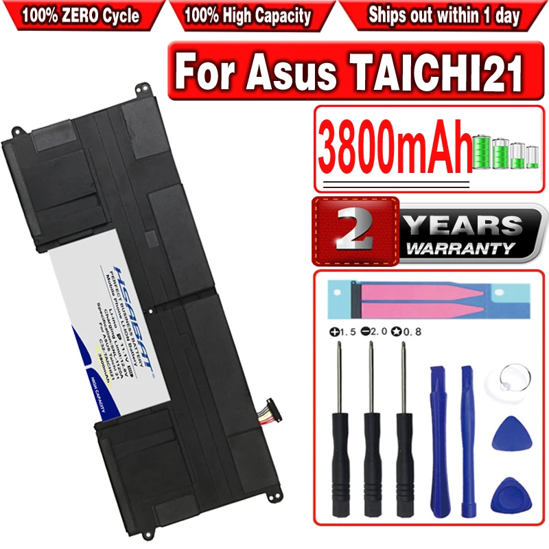 HSABAT 3800 мАч C32 TAICHI21 Аккумулятор для ноутбука ASUS ультрабук TAICHI 21 TAICHI21|Аккумуляторы