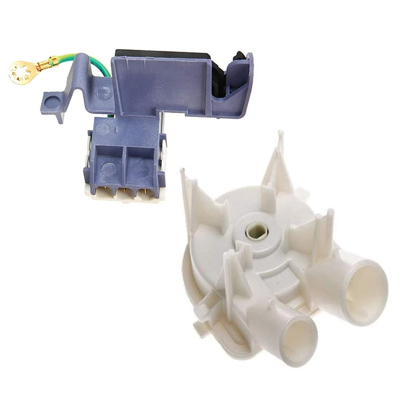 Washing Machine Cover Switch 8559331 Washer Drain Pump with 8318084 Lid 3 Pin Roper for Whirlpool Kenmore | Бытовая техника