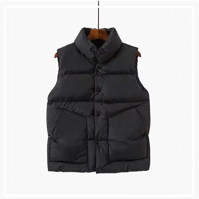 

Vest women's autumn and winter big size short Korean version slim student stand collar sleeveless vest loose and versatile coat