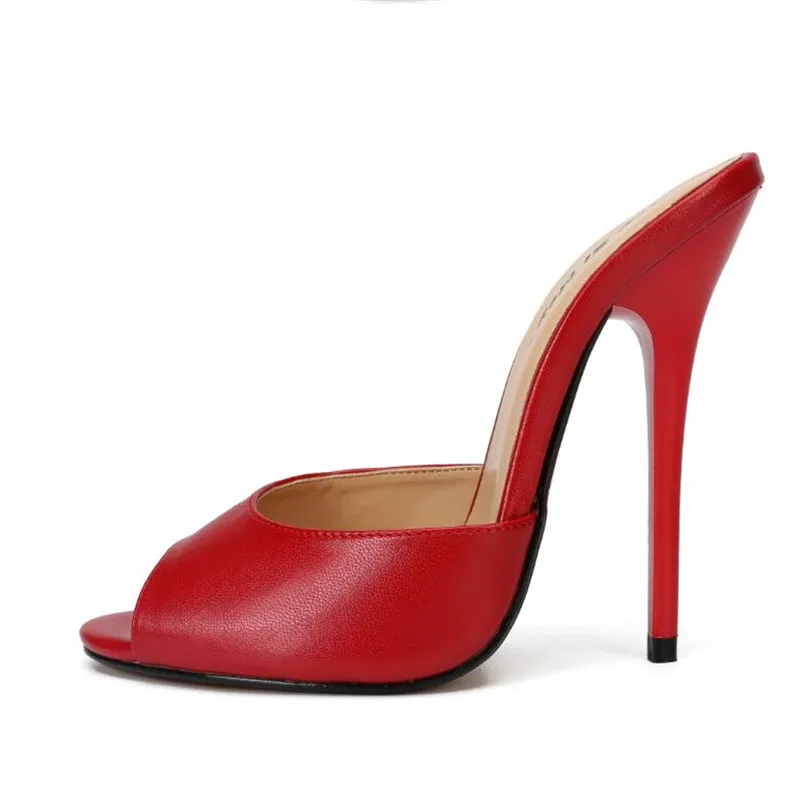 

New women's slippers pattern high-quality summer women's shoes 13CM high-heeled women's sandals high-quality large size 48