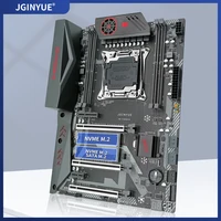 jingyue x99 motherboard lga 2011 3 support ddr4 desktop ram intel xeon e5 v3v4 processor m 2 sata m 2 nvme atx x99 titanium d4