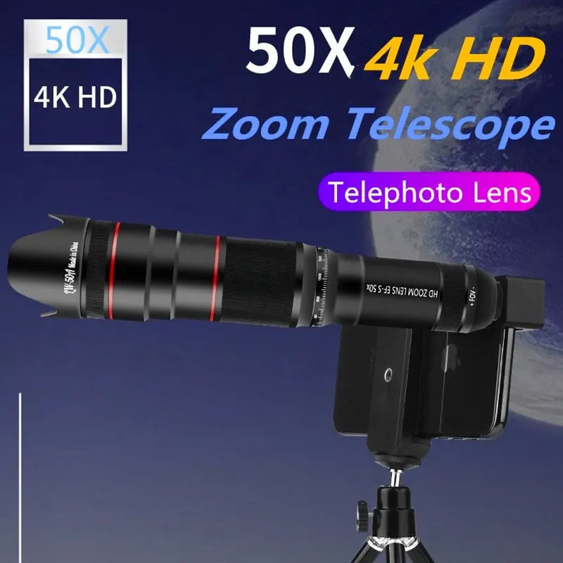 Монокулярный телескоп HD 50X для всех смартфонов | Мобильные телефоны и аксессуары