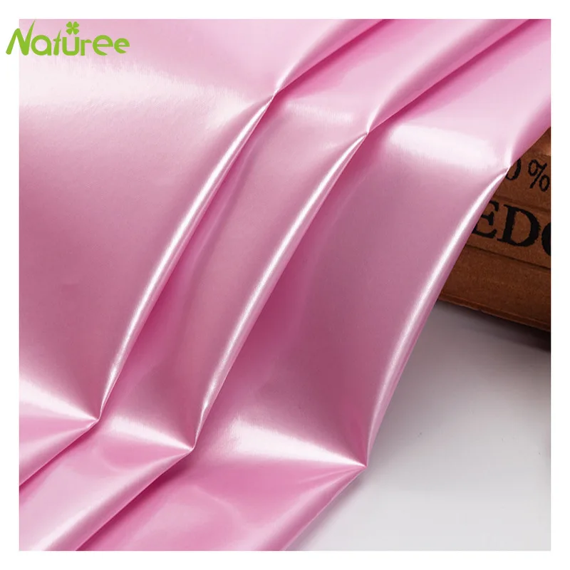 1.45m*1m PU Metallic Waterproof Shiny Fabric 20D Nylon Windbreaker Coated Down Jacket |