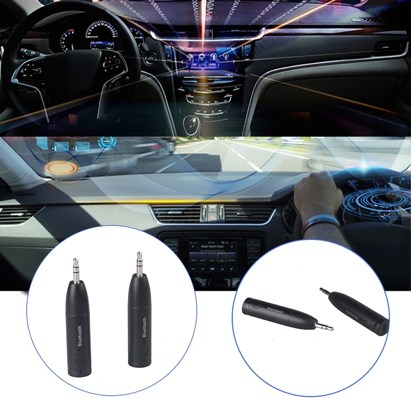 Bluetooth беспроводной аудио приемник 3 5 мм разъем Aux адаптер стерео Handsfree для