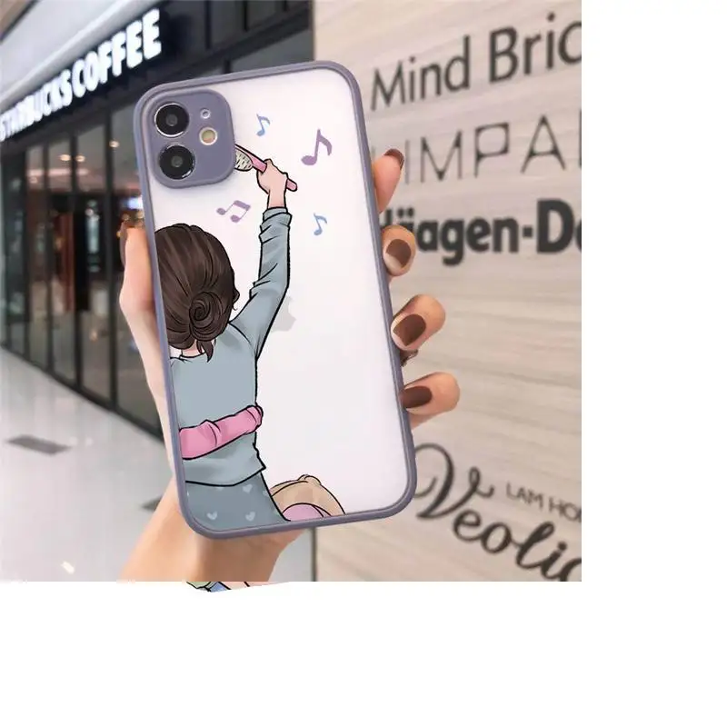 

Girls Bff Best Friends Forever luxury Phone Cases shell matte transparent For iphone 7 8 11 12 plus mini x xs xr pro max cover