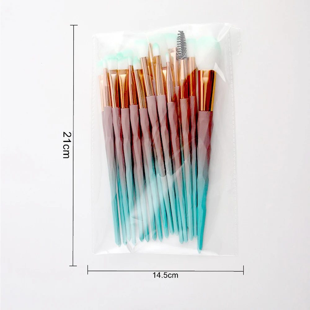 20 шт. набор кистей для макияжа градиент Цвет пудра Румяна растушевки тени глаз