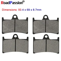 motorcycle parts front rear brake pads disks for yamaha yzf600rr r6 yzfr6s yzf750r7 yzf1000r yzfr1 fzs1000fz1 fjr1300sp tzr250rs