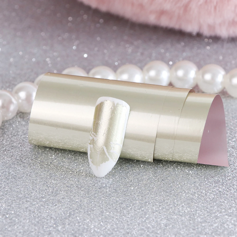 

1 Roll Nail Art Transfer Foil Holographic Nail Stickers Decal Starry DIY Wrap Manicure Paper Tips Decoration CHA40