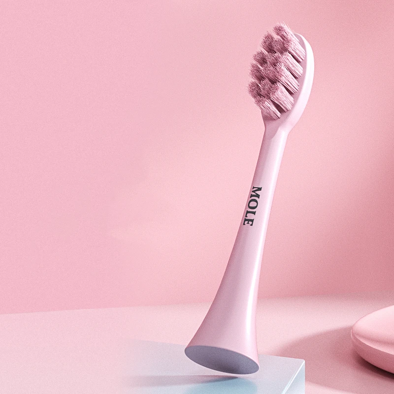 

Pink&Green Toothbrush Head Young Couple Ultrasonic Brush Three in Box