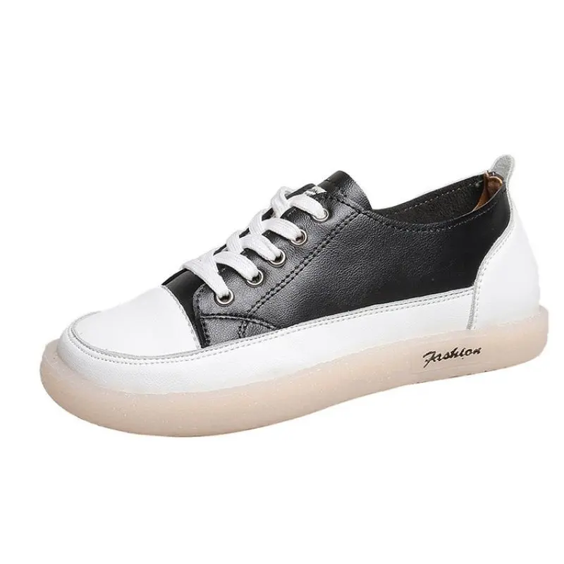 

Women's Shoes Fashion Ladies Sneakers 2021 Flat White women Shoes Running Low Heel Sports Rubber Sole Autumn Shallow Casual