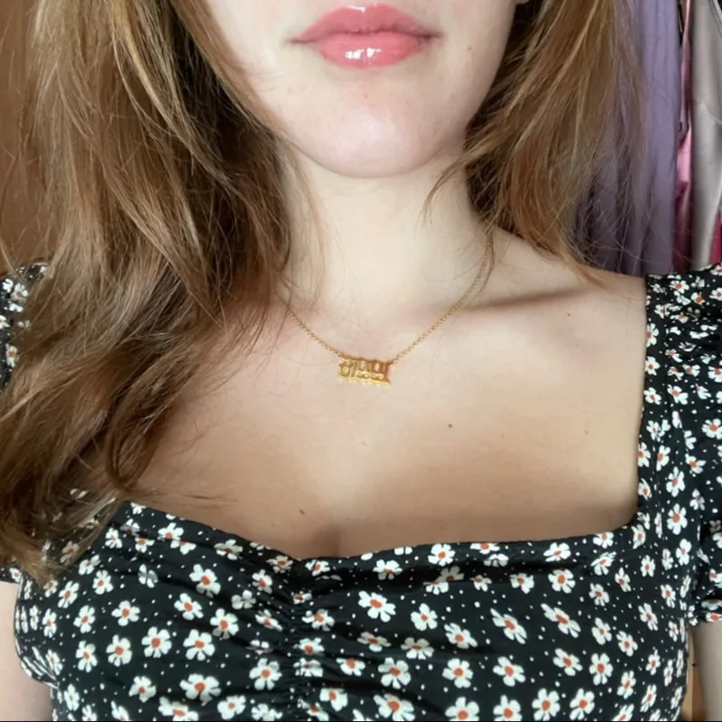 Ожерелье с цифрами для женщин ювелирное изделие со специальной датой и годом 1994