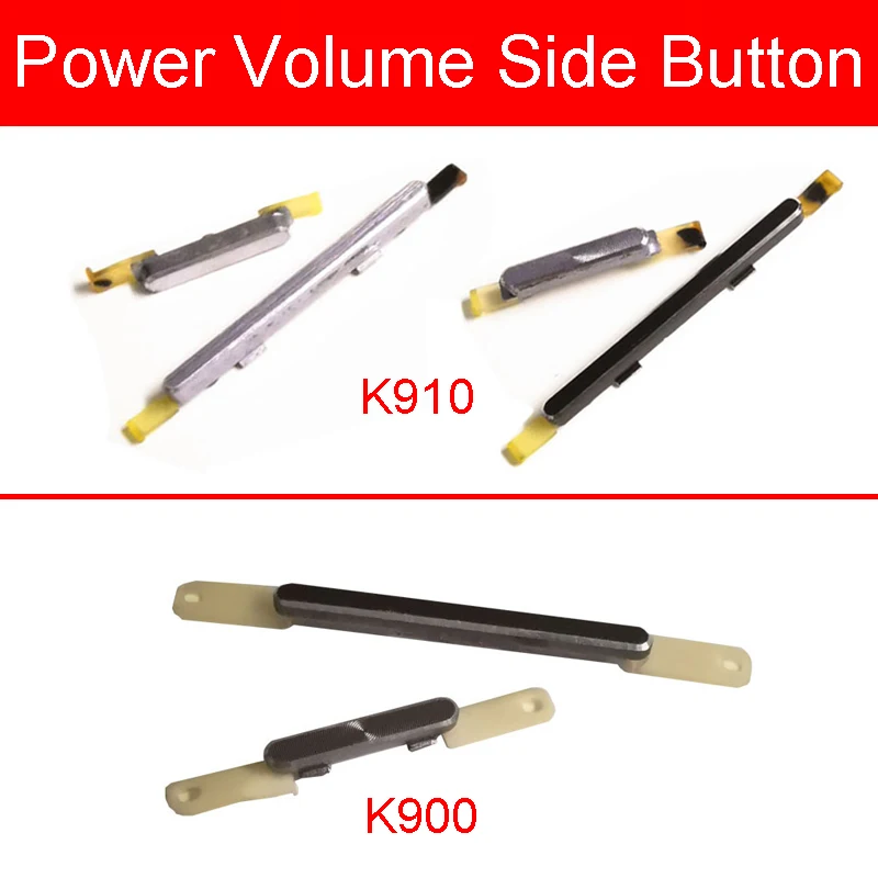 1 комплект Кнопка громкости + кнопка включения для Lenovo Ideaphone Lephone K900 K910 Vibe Z