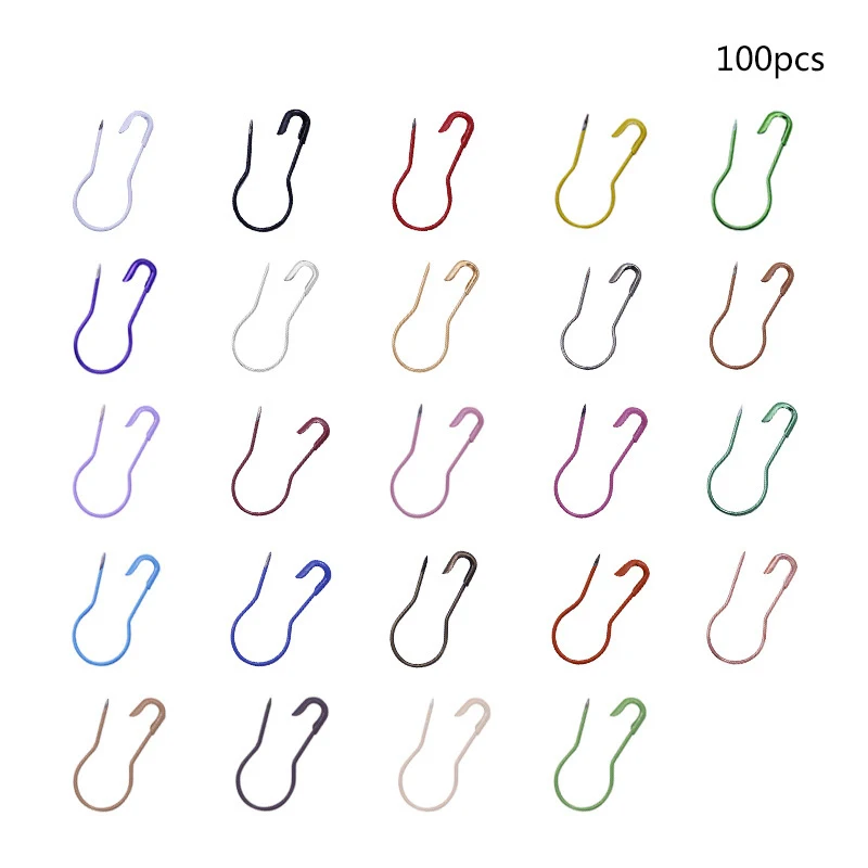 Металлические зажимы в форме тыквы 100 шт./упак. маркер для вязания булавки бирок