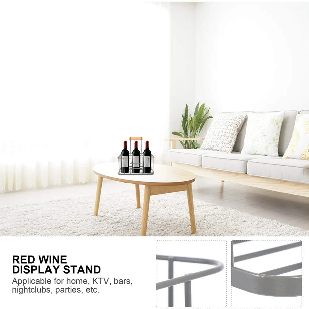 

1 Pc Exquisite Red Rack Holder Decorative Display Stand