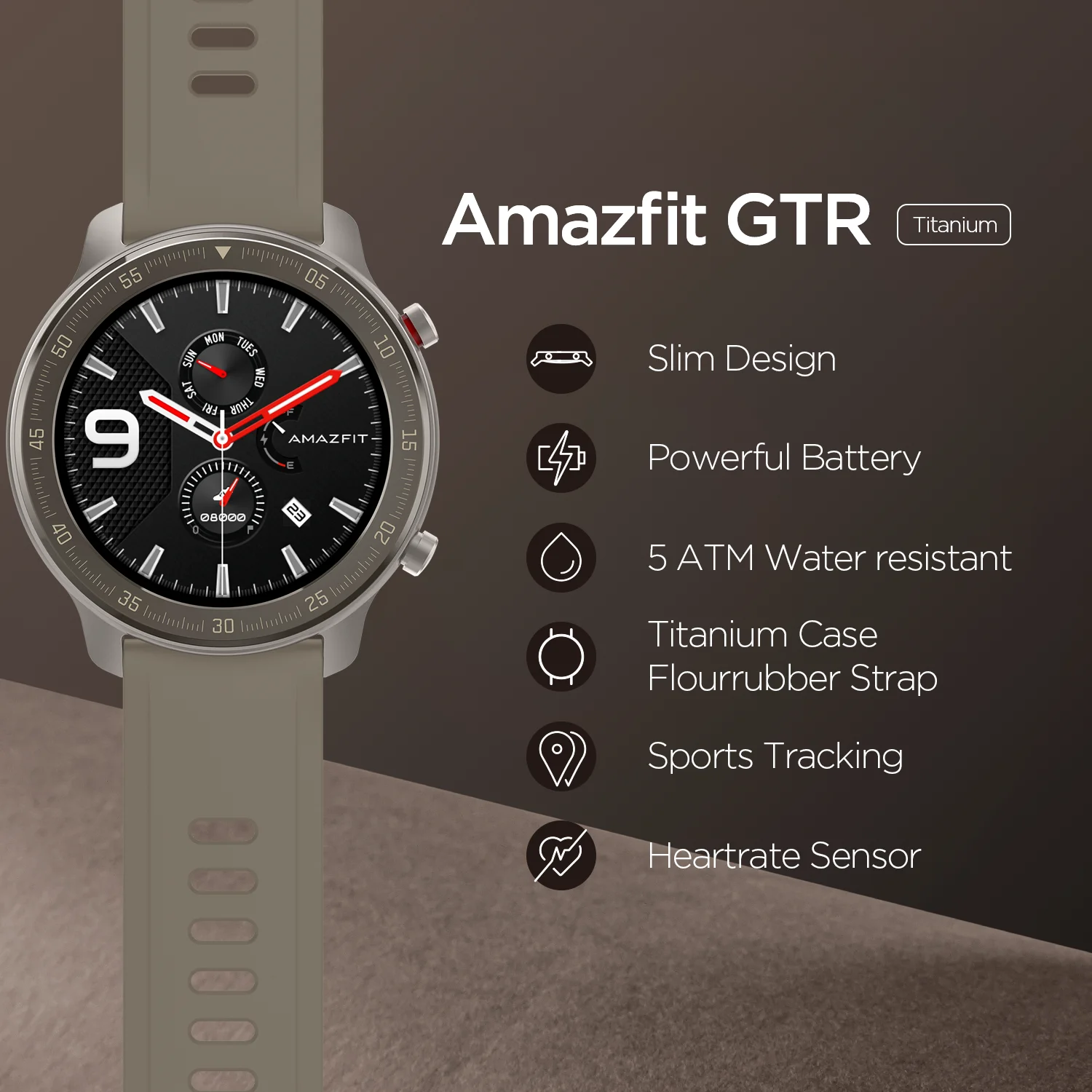 original global version amazfit gtr 47mm smart watch 5atm new smartwatch music control 24 days battery for android ios phone free global shipping