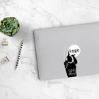 Виниловая наклейка на ноутбук с художественным рисунком, наклейки на ноутбук для Macbook Air, украшение кожи ноутбука