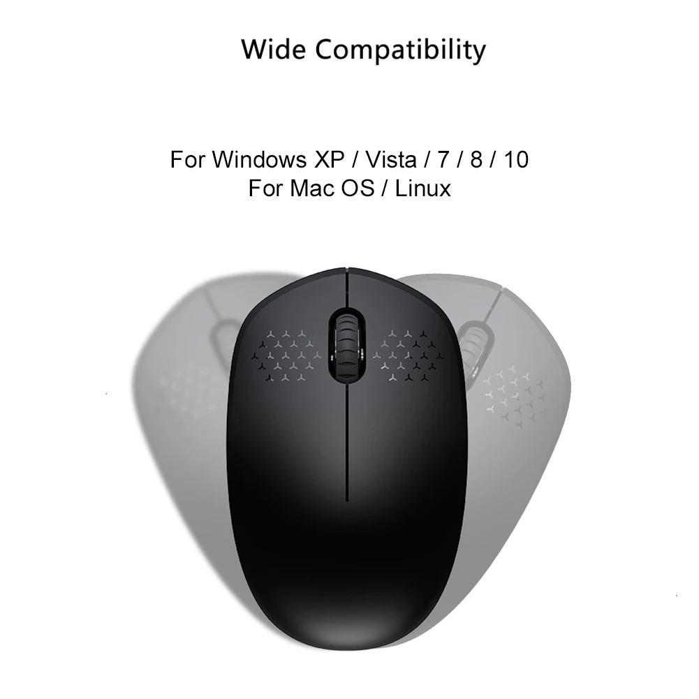 Бесшумная беспроводная эргономичная компьютерная мышь 2 4 ГГц | Компьютеры и офис