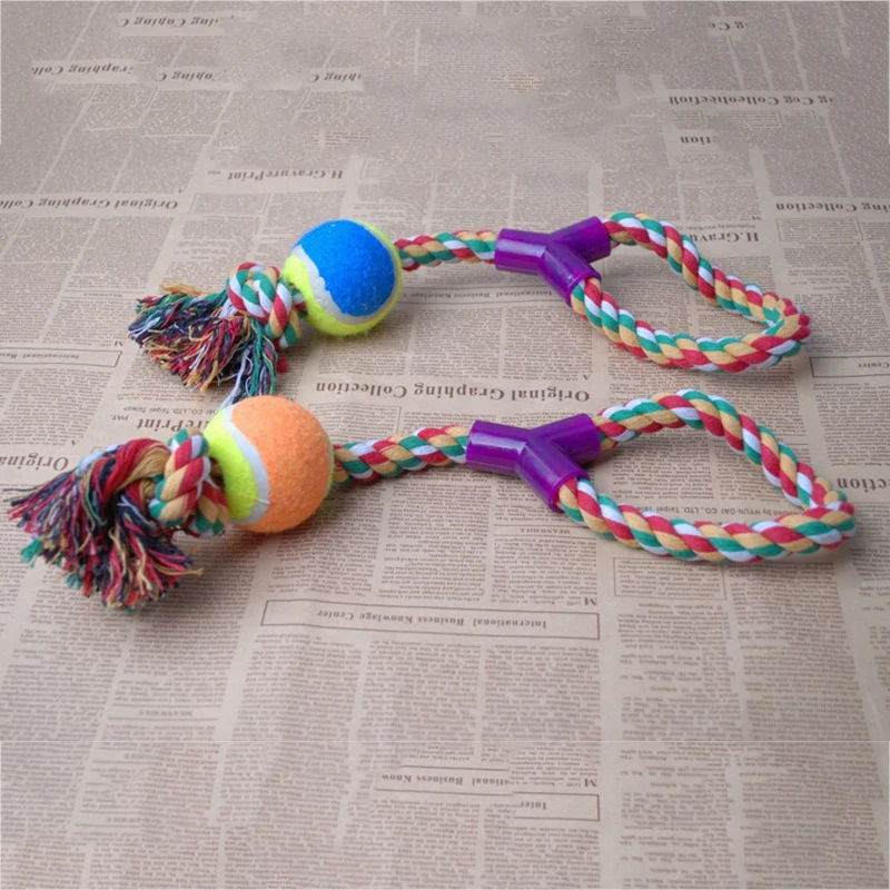 Изделия для обучения собак больших ручной Плетеный мяч надувные игрушки Веревка