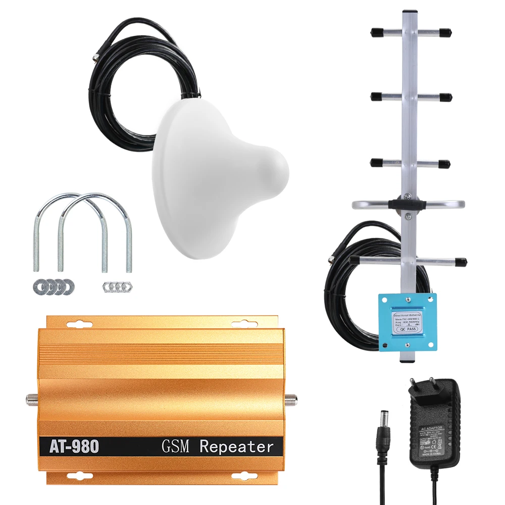 Ретранслятор сигнала GSM 900 МГц 2G Усилитель сотового усилитель AT980 мобильный