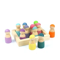 baby rainbow blocks diy toys kids large creative rainbow building blocks wooden toys for kids montessori educational child toy