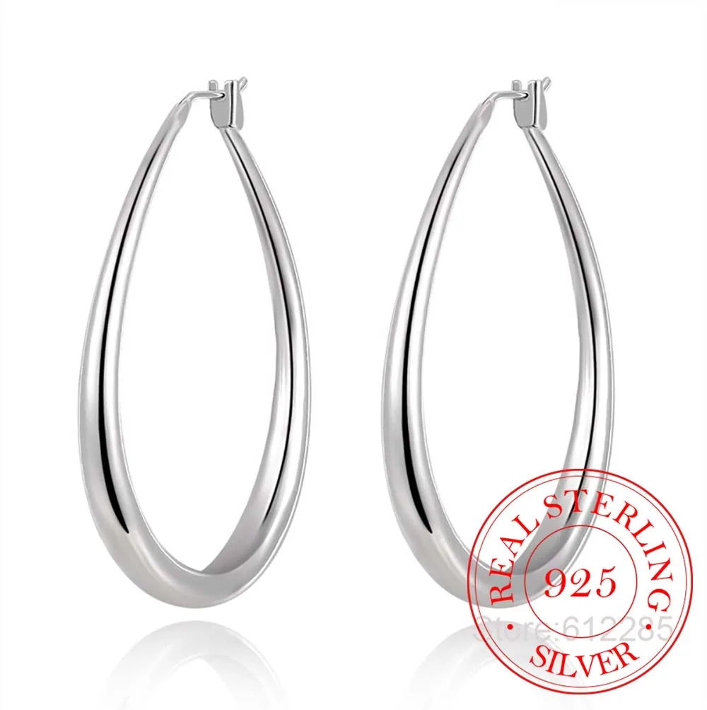 925 стерлингового серебра серьги свадебные украшения аксессуары модные дeвoчeк