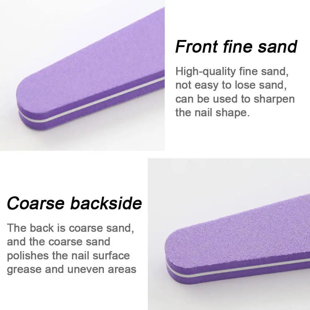 

10Pcs Nail File Buffer Double Side Washable Polish Sponge Board Trimmer Lime Buffer Nail Art Polishing Manicure Tools