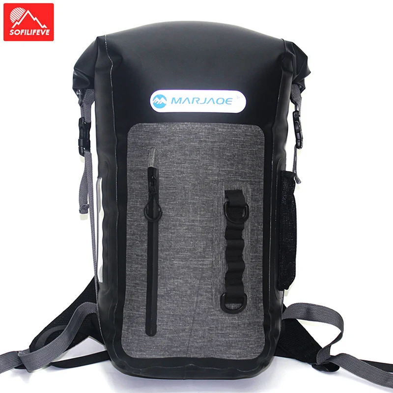 Waterproof bag PVC full airtight Watertight backpack Swimming Kayaking Sport Bags Outdoor River trekking bucket sack Dry bag