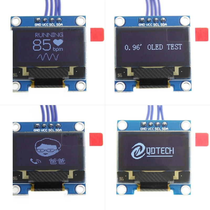 Горячая-0 96 дюймов IIC I2C серийный GND 128X64 OLED ЖК-дисплей светодиодный модуль SSD1306 для