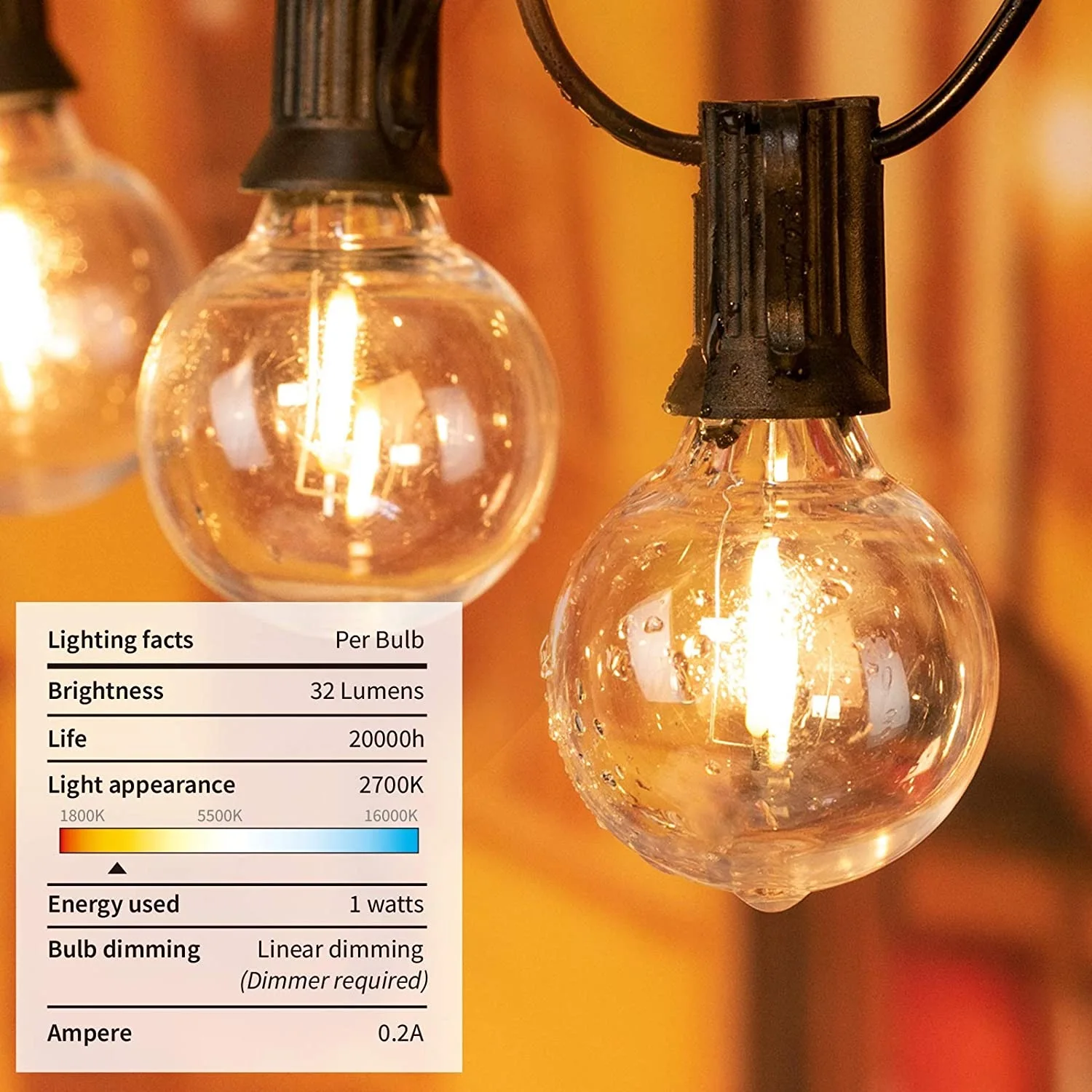 G40 лампы Солнечный светодиодный светильник Открытый солнечный уличных танцев