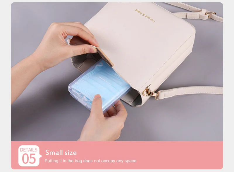 1 шт. коробка для хранения разноцветных одноразовых масок | Дом и сад