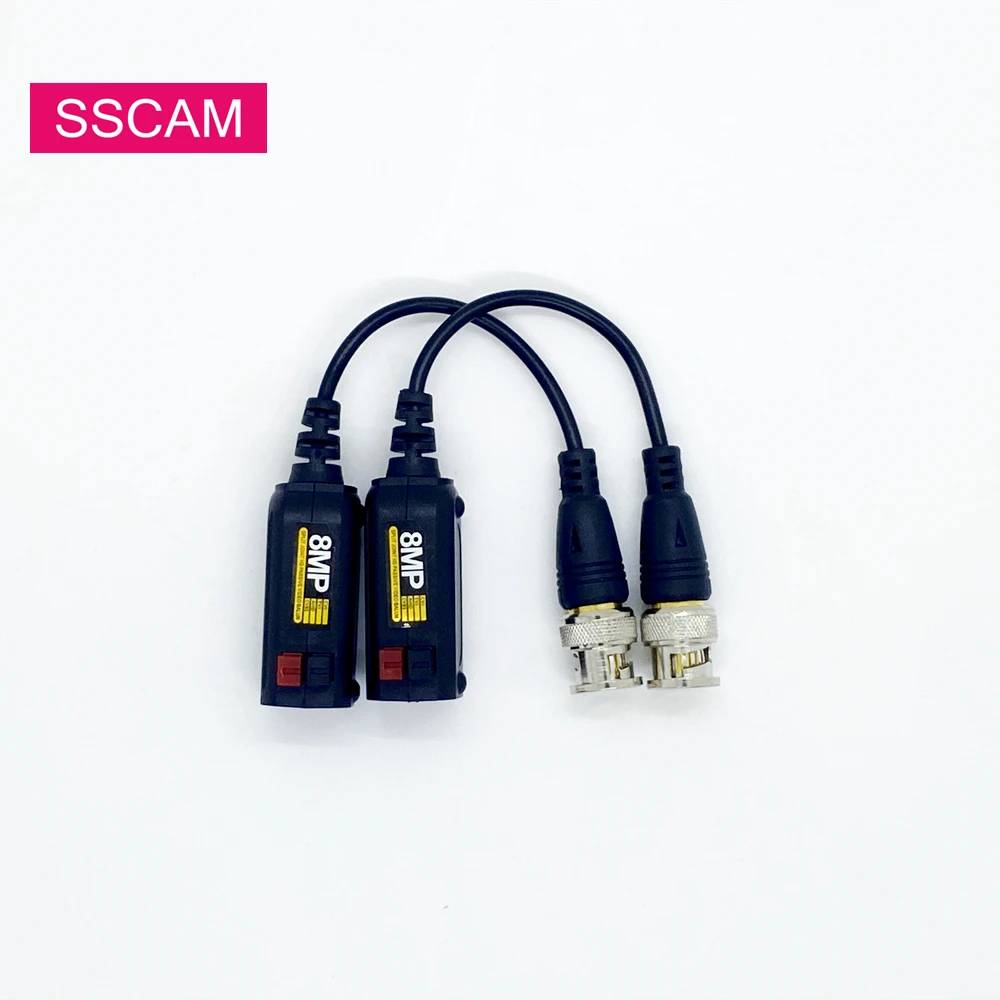 20 пар 4K 8MP CCTV Video Balun пассивные трансиверы 2000ft расстояние UTP BNC кабель CAT5 для HD 5MP AHD TVI