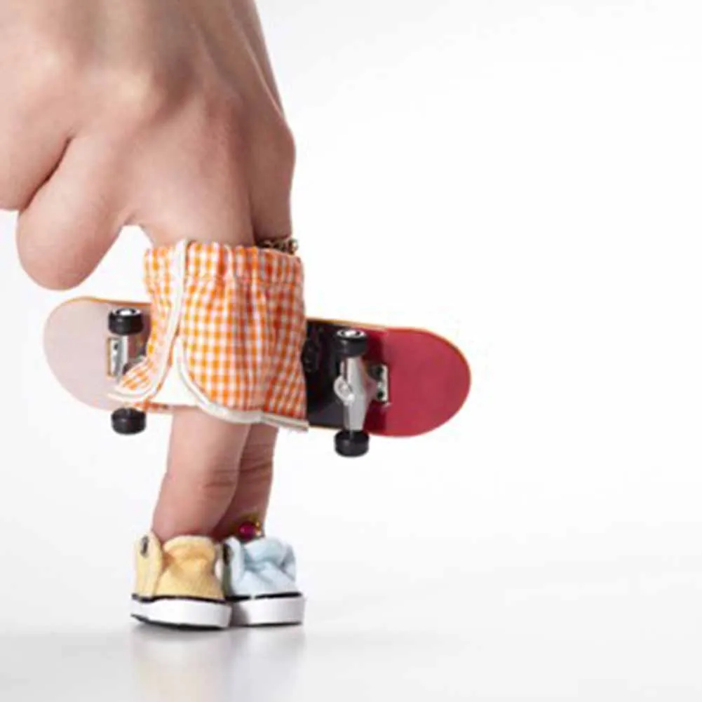Забавная мини доска для пальцев игрушка скейтборда Детский скейтборд подарок