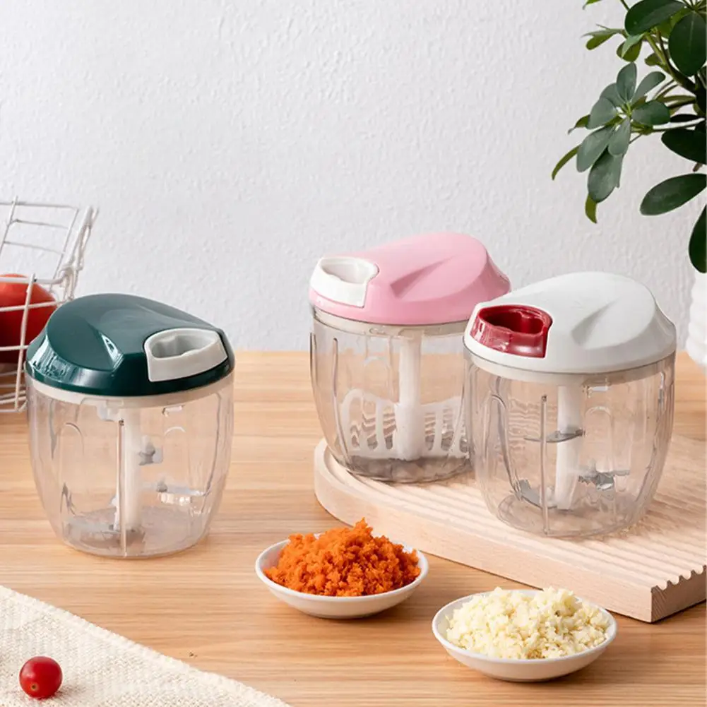 

Portable Practical Manual Food Processor Hand Veggie Chopper PP Chop Chopper Manual for Kitchen