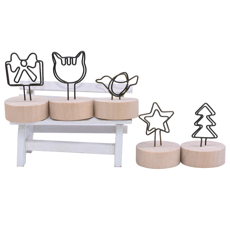 Различные Стиль Визитница деревянный железный материал ремесло для взрослых