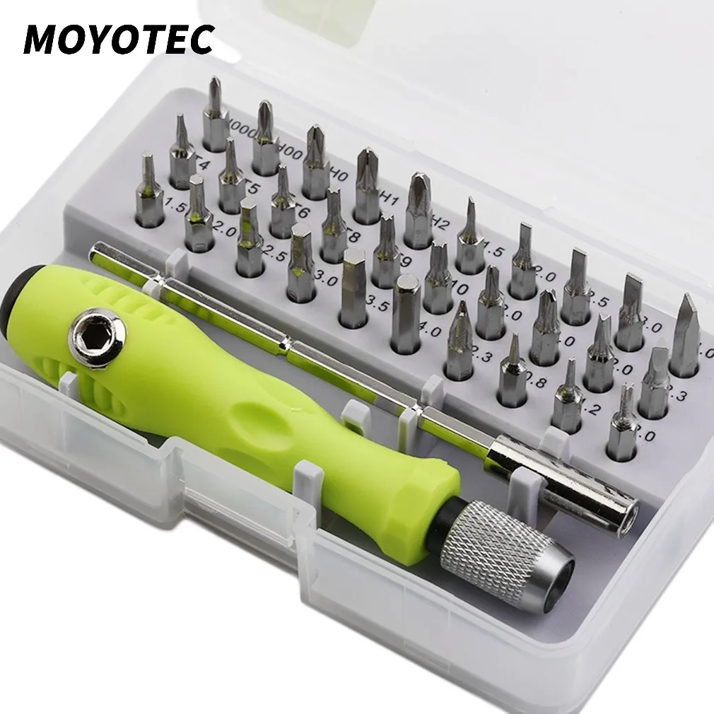 

MOYOTEC 32 In 1 Multi-Precision Screwdriver Set Disassemble Electronic Repair Hand Tool Kit For Cell Phone Laptop Tablet