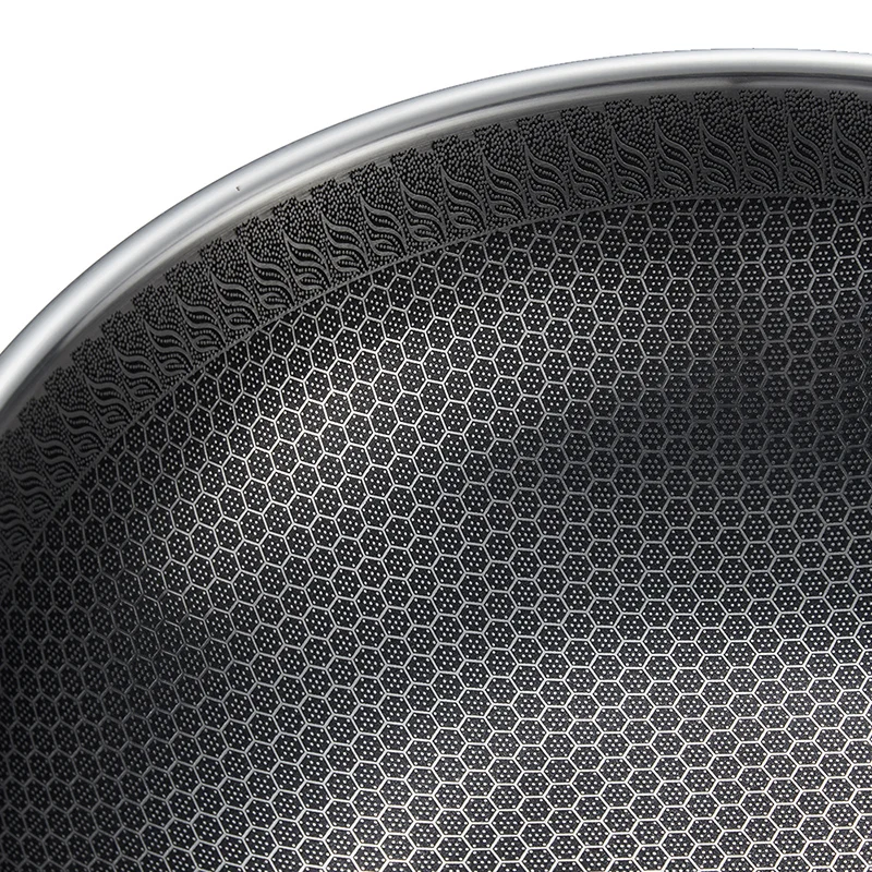 

Baizheng 2020 new High Quality Universal Cookware uncoated health wok Non-stick No-smoke Pan multi-function wok Frying Pan