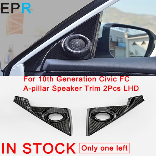 

Для 10-го поколения Civic FC колонки из углеродного волокна A-pillar отделка 2 шт. LHD для глянцевой отделки из волокна Honda