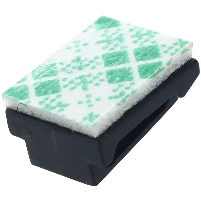 100 шт. черные пластиковые провода галстук прямоугольник кабельного монтажа зажим