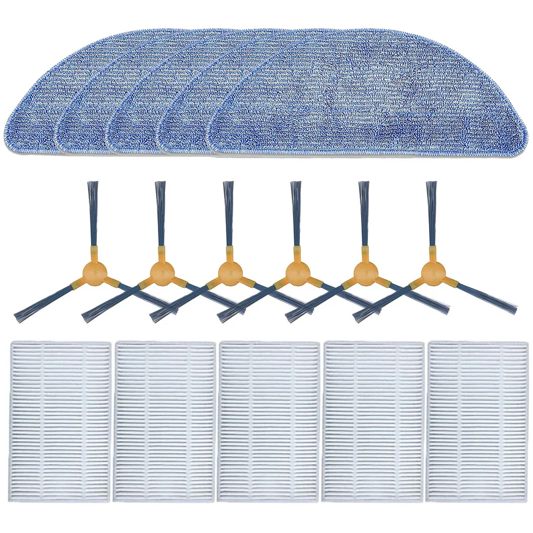 

Mop Cloth, Side Brush, Filter Accessory Set For BPK-VCBB1XB Robot Cleaner Household Cleaning Parts Replacement Tools For Home