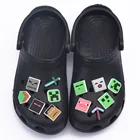 Игрушечные персонажи, Кроксы, подвески для обуви, украшение для обуви для мальчиков, меч, утка, лошадь, Боумен, браслеты, аксессуары, кубический мир, подарок для детей