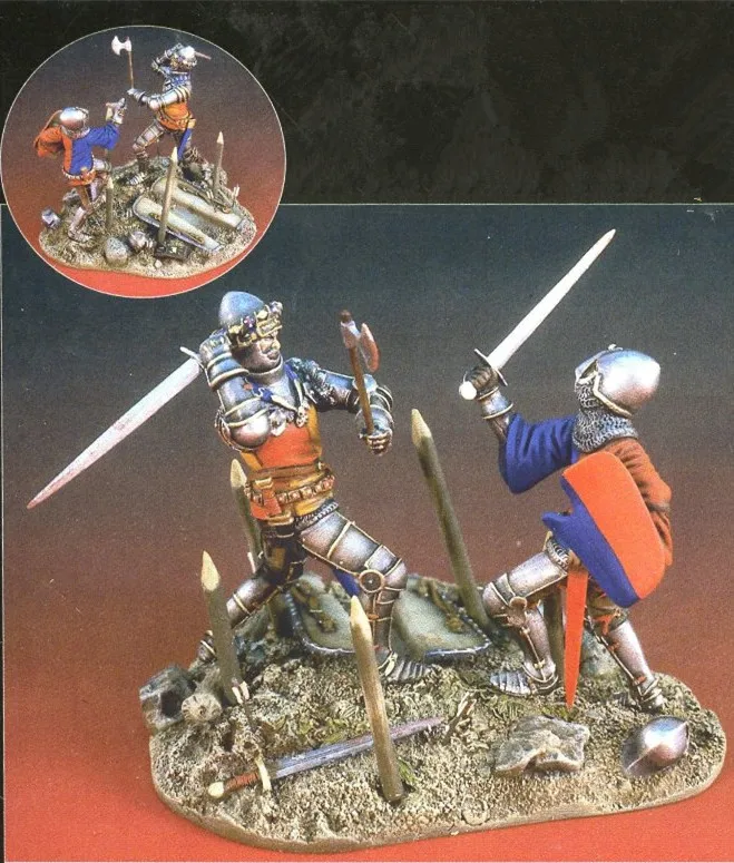 1:32 модельная фигурка из смолы разобранный Неокрашенный комплект G566 | Игрушки и