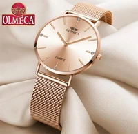 sport women watches olmeca rose luxury brand watch dress reloj mujer water resistant wrist watch