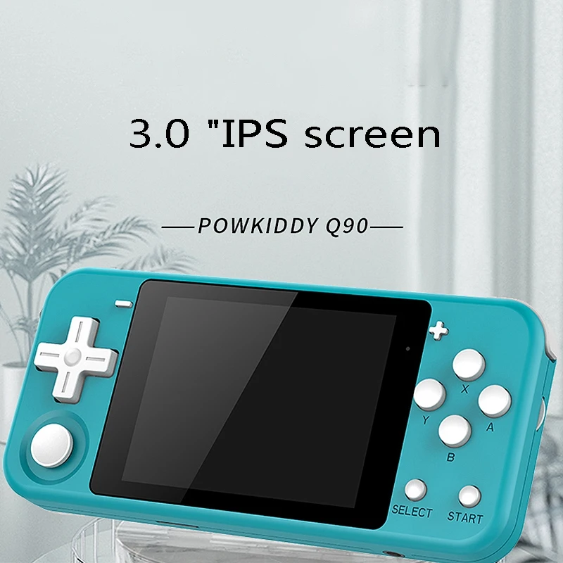 

Q90 Retro Game Console Open Source Stuart Dual System Tony System Built-In 2500 Classic Handheld Game Console 3 Inch IPS Sn