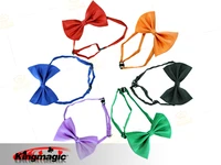 2018 new quick change bow tie magic tricks toys stage magic props bow tie discolor magic funny gimmick