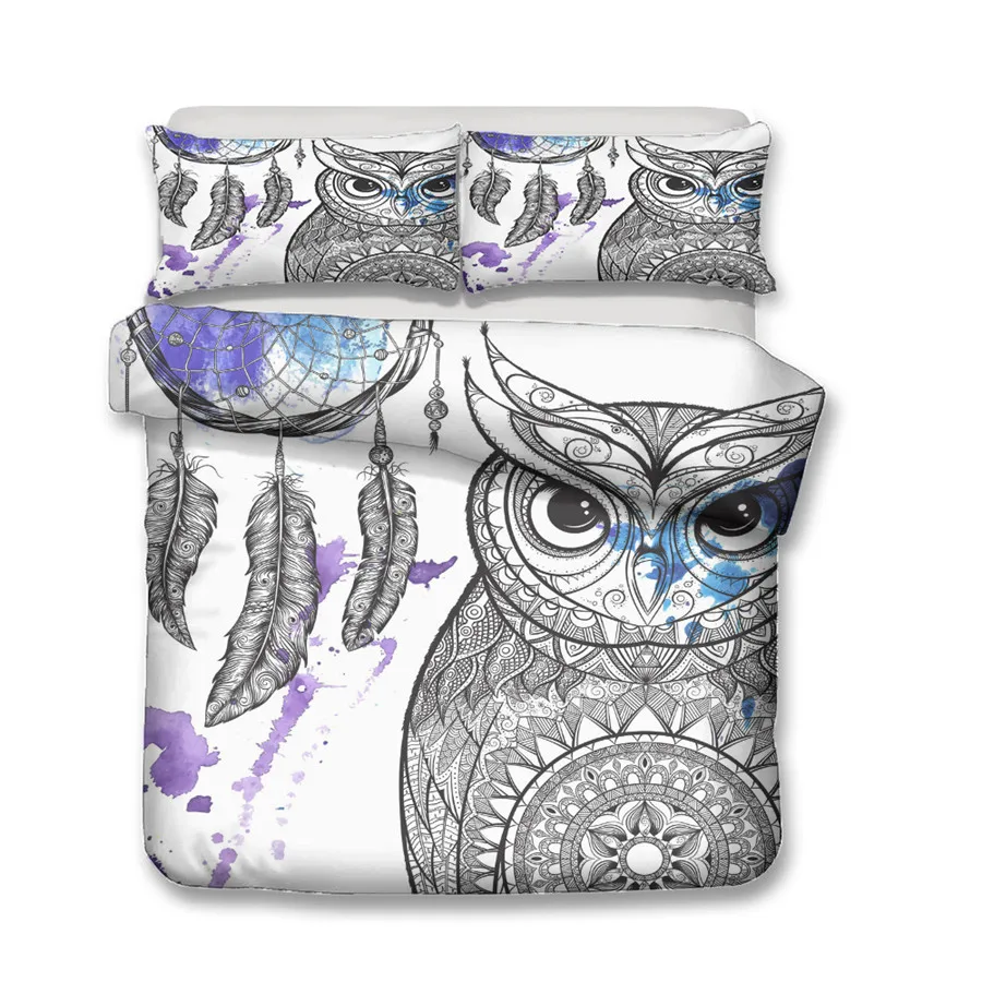 В Постельное белье 3D распечатанного покрывала покрывало Комплект постельного