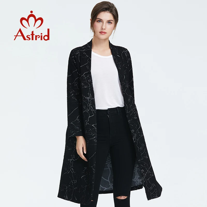 Astrid 2019 осень новое поступление высококачественный Женский кардиган длинный