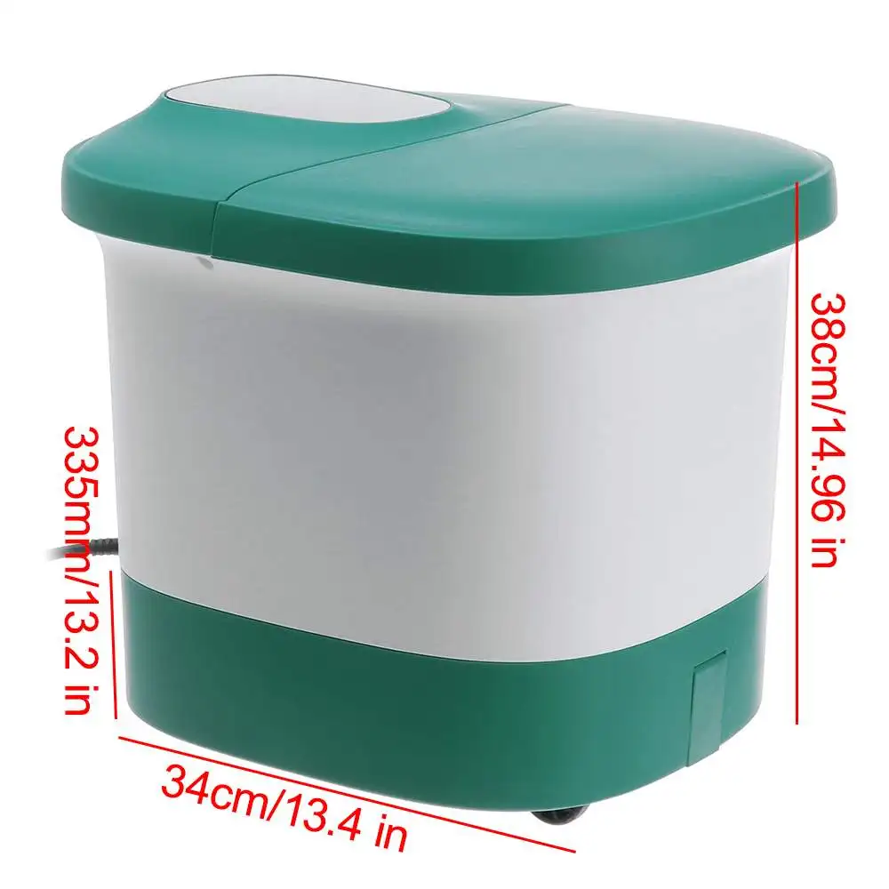 

8L Portable Foot Bathtubs Massager PTC Heating Electric Feet SPA Rolling Vibration Heat Oxygen Bubbles Energy Saving For Home