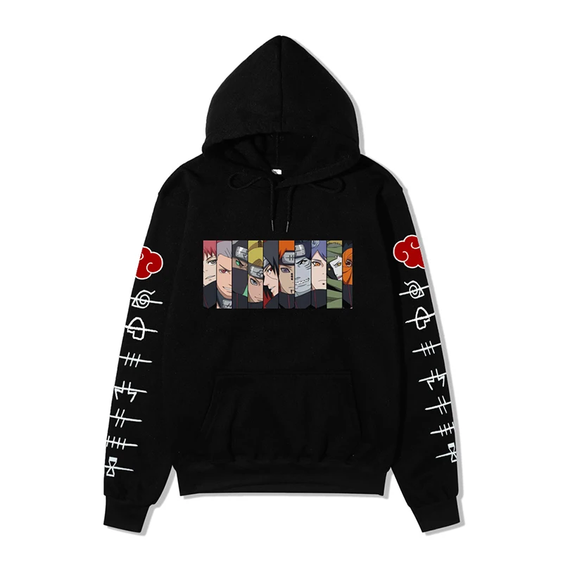

Japanese Anime Oversized Printed Hoodie Casual Loose Hoodie Men and Women Pullover Harajuku Sportswear Creative Streetwear